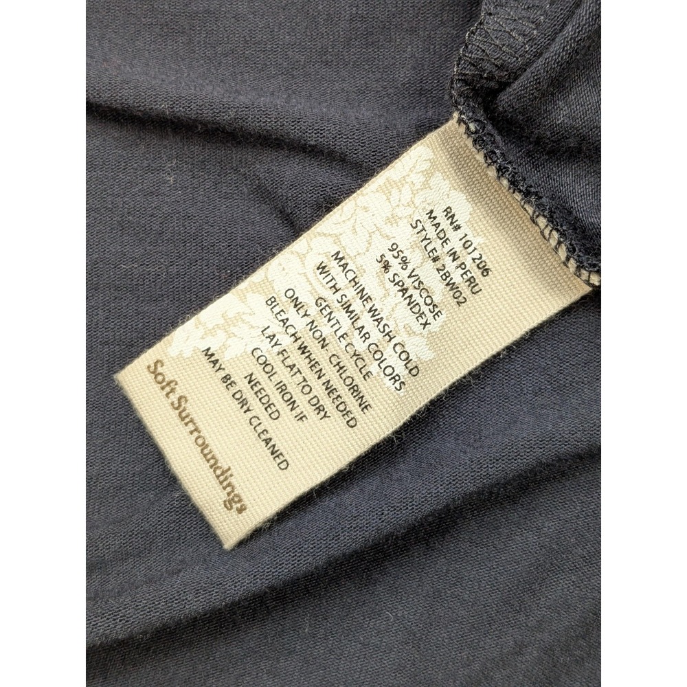 Soft Surroundings Tunic Sweater Womens Medium Cowl Neck Capsule Office Classic - Picture 6 of 9